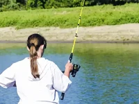 рыбалка на косе Кигач-Берекет