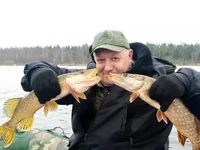 Осенняя щука из р. Кигач2023 г.