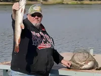 Щука на реке Кигач 2024 г.