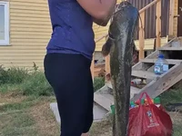 Трофейный сом 18 кг на р. Кигач